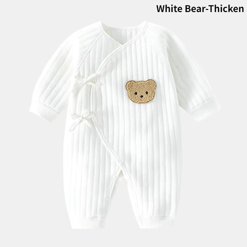BearHug™ Baby Romper Set – Adorable One-Piece with Matching Hat for Boys & Girls
